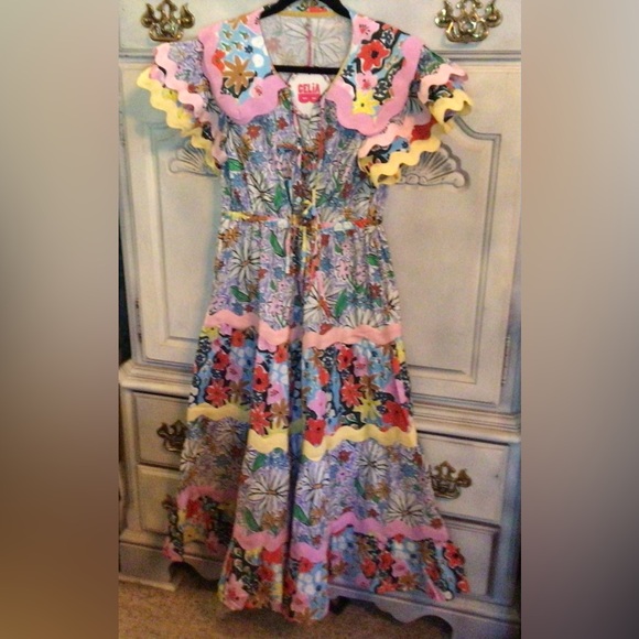 CeliaB/.OLAV.FLORAL.MIDI.DRESS - Picture 9 of 12